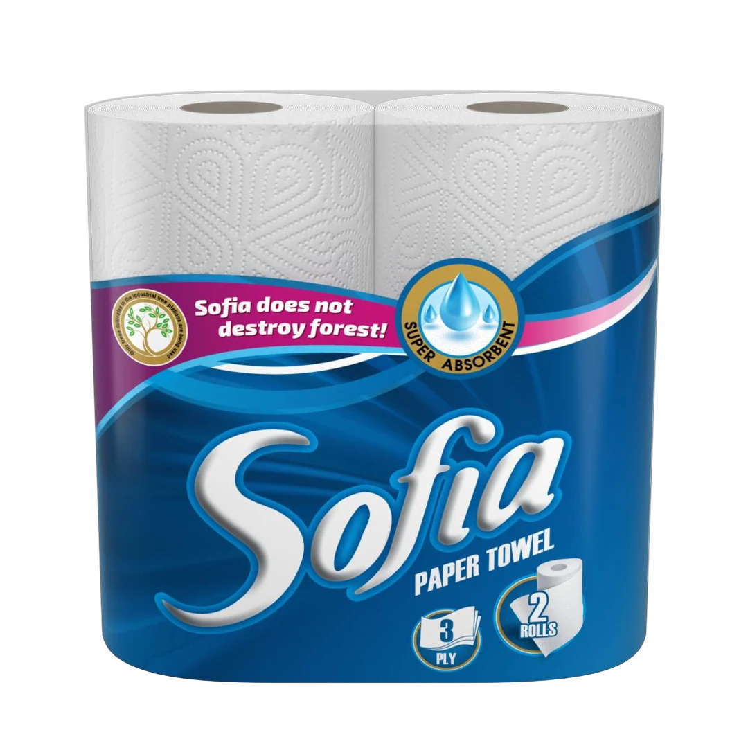 SOFIA Premium խոհանոցային սրբիչներ · 2 գլանափաթեթ․ փաթեթավորում